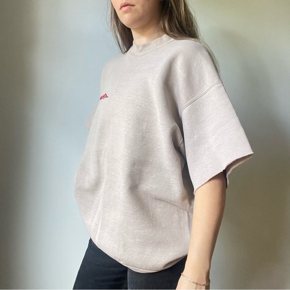 Vintage Life Fitness 80s Era Short Sleeved Crewneck Sweater - Picture 3 of 10